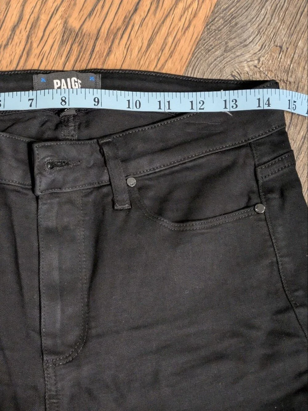 PAIGE Hoxton Ankle Jeans Womens 28 Black Transcend High Rise Slim Skinny NWT